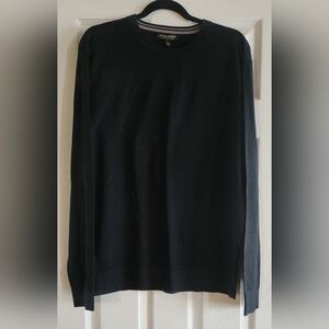 Mens Banana Republic Black Crew Neck Sweater
